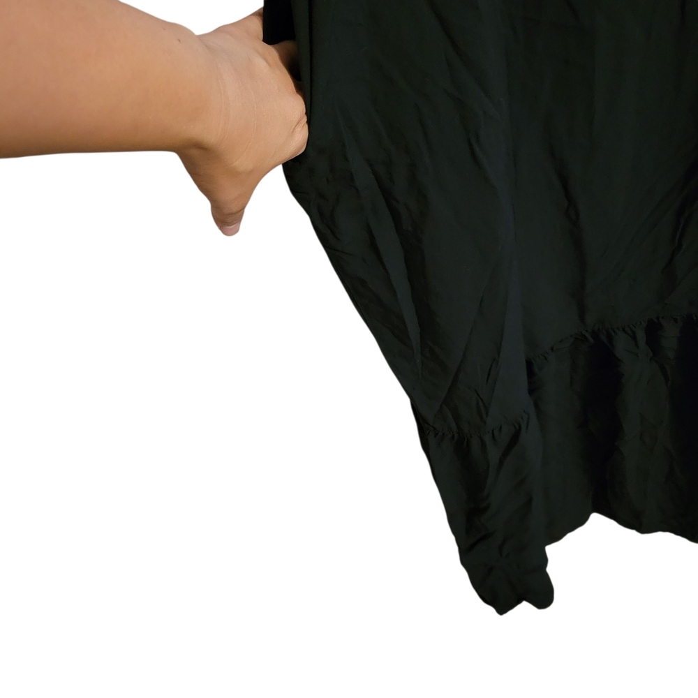 Old Navy Black Midi Swing Dress - Picture 7 of 11
